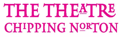 The theatre chipping norton logo in pink font
