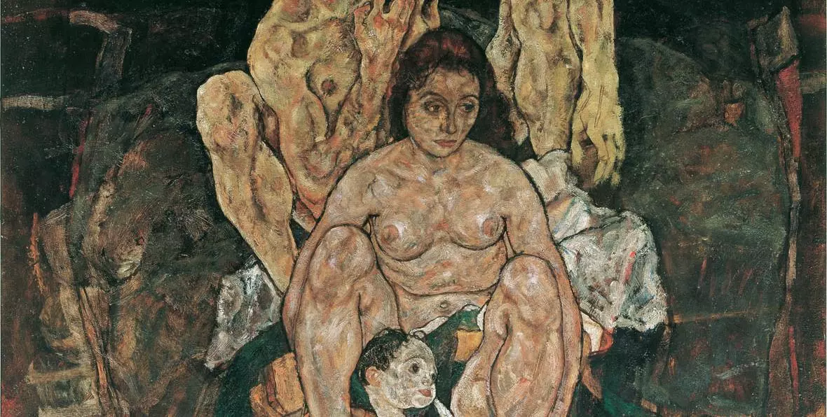 Egon Schiele's painting entitled 'The Family'
